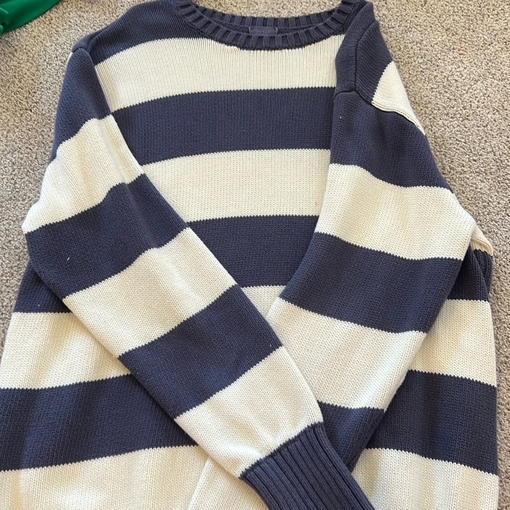 Oversized Striped Sweater